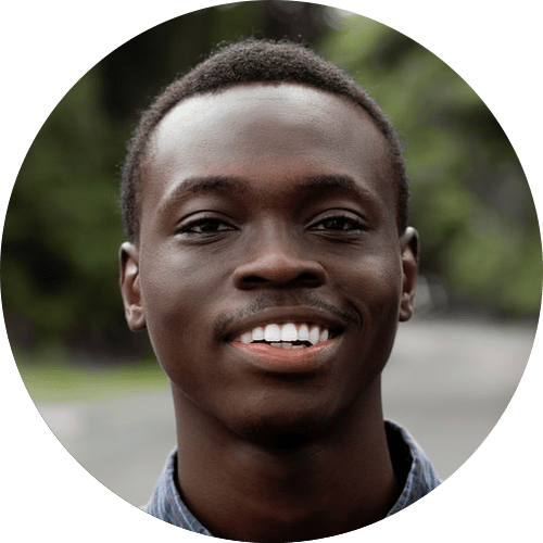 Portrait of customer